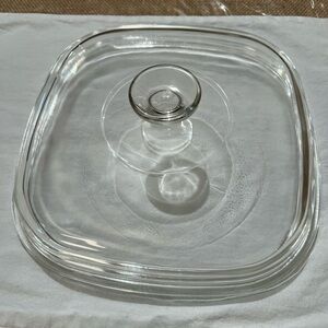 Pyrex Clear Glass Square Lid A 12 -C 10X10